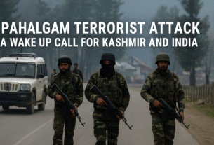 Security forces conducting search operation after Pahalgam terrorist attack in Kashmir 2025